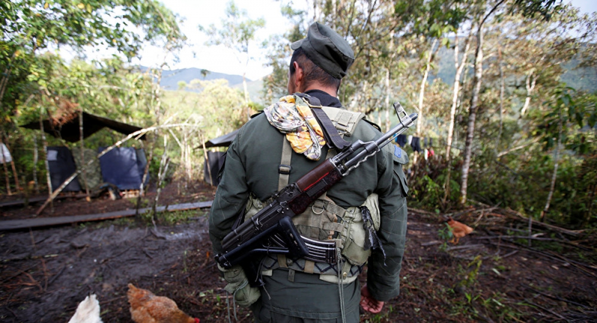 Efectivo de las FARC.