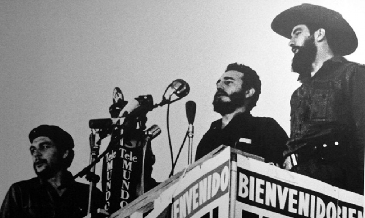 Ernesto 'Che' Guevara, Fidel Castro y Camilo Cienfuegos. 