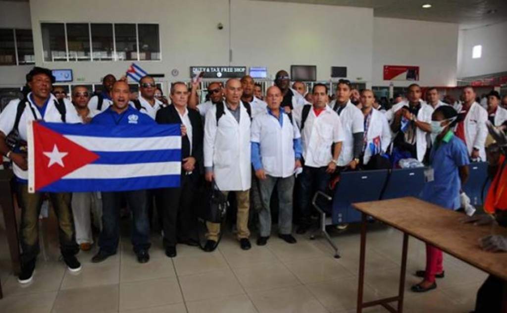 Médicos cubanos en Honduras.