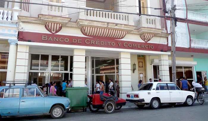 Branch of the Bank of Credit and Commerce of Cuba.