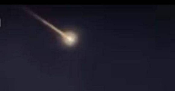Caída del hoy descartado meteorito en Cuba.