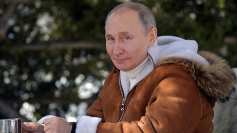 El mandatario ruso Vladimir Putin durante sus vacaciones.