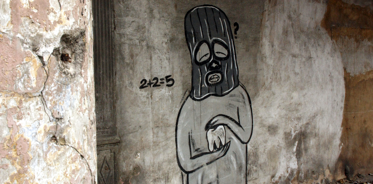  Graffiti in Havana.
