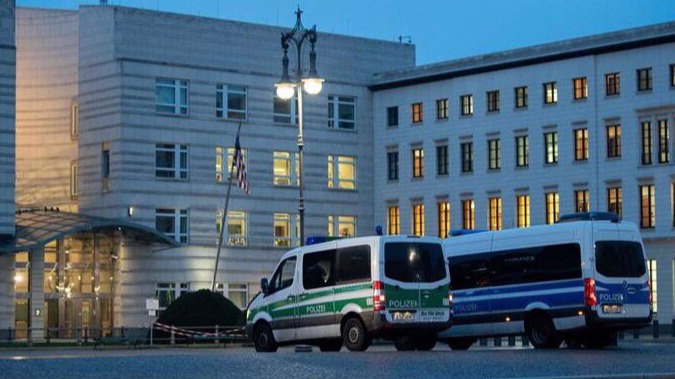Embajada de EEUU en Berlín.