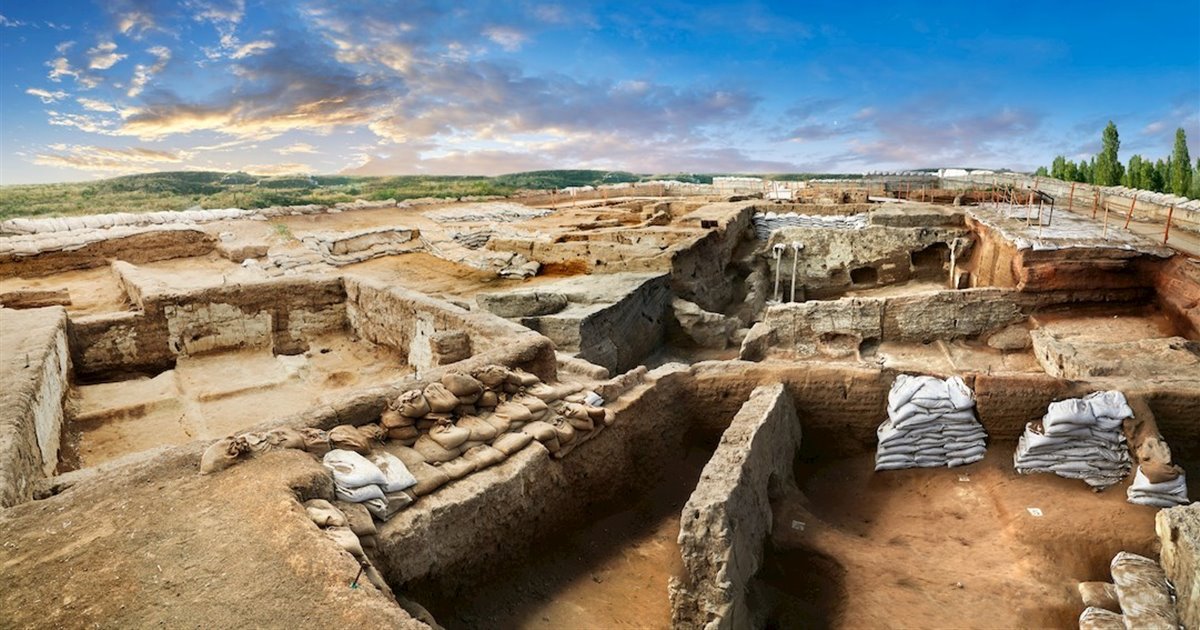Sitio arqueológico de Çatal Hüyük, en la actual Turquía.