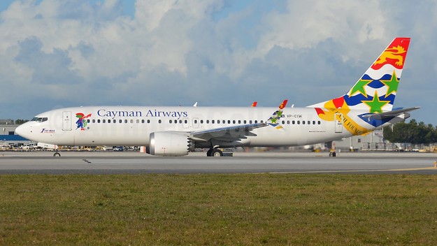 Vuelo de Cayman Airways.