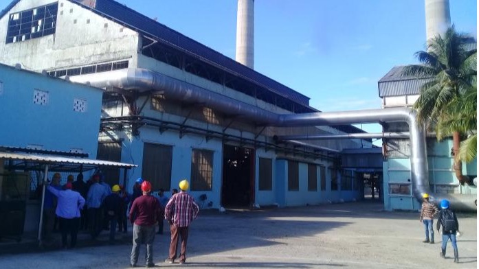 Un central azucarero cubano.