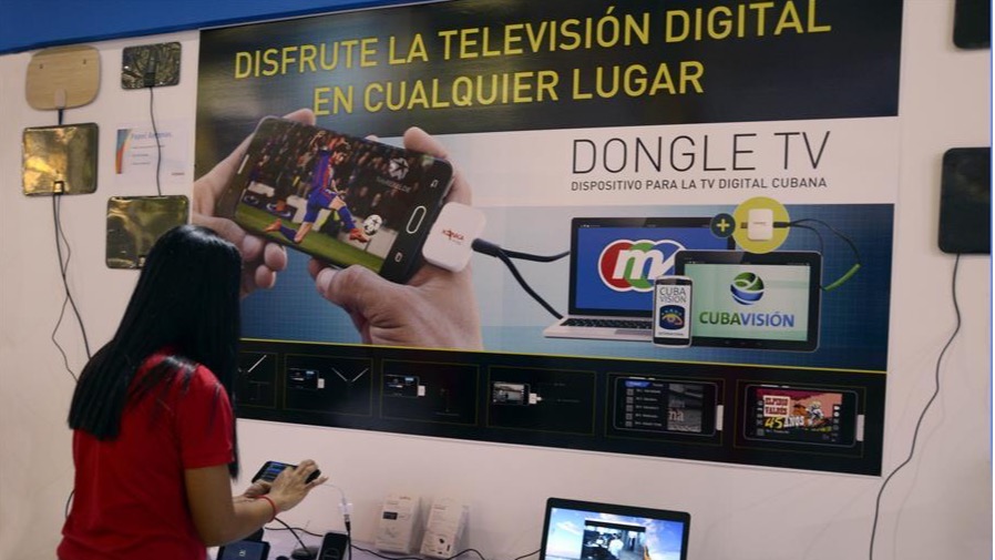 Muestras de televisión digital china en Cuba.