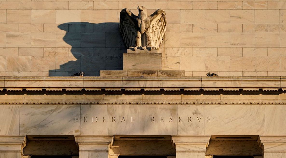 Fachada de la sede de la Reserva Federal de EEUU, Washington.