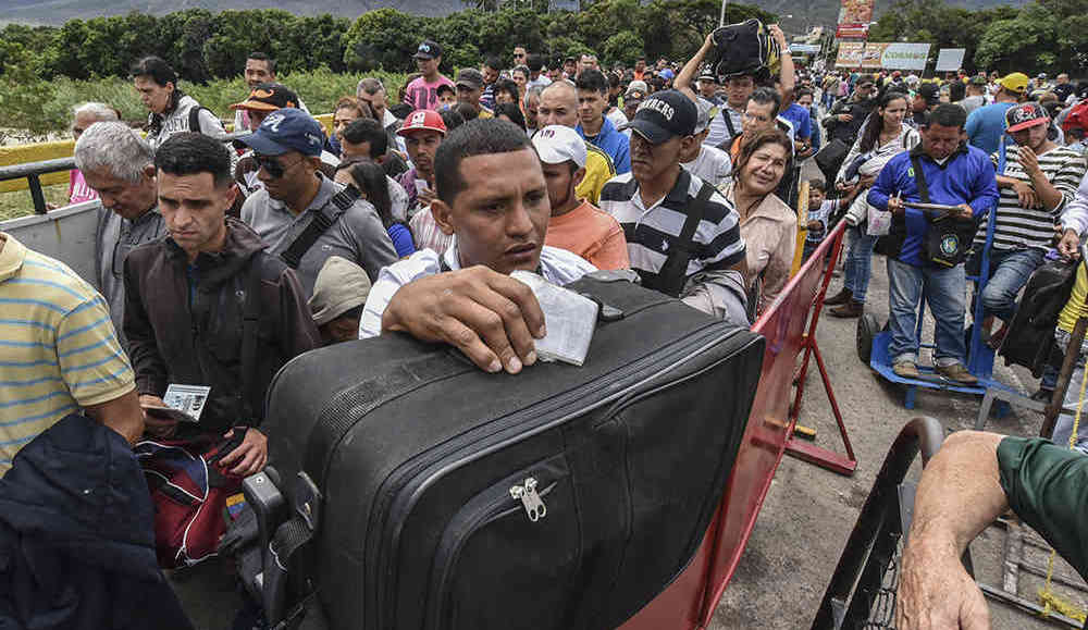 Emigrantes venezolanos.
