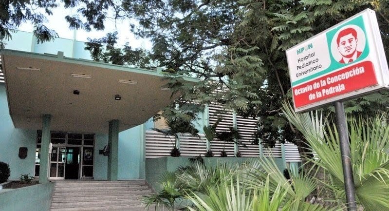 Hospital Pediátrico Octavio de la Concepción de la Pedraja en Holguín.