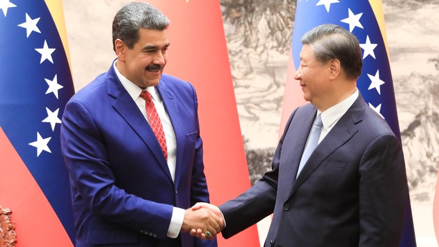 Los presidentes de Venezuela Nicolás Maduro y de China Xi Jinping