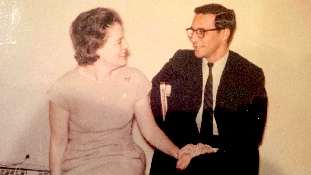 Mauricio Solaún Giberga y su esposa, años 60.