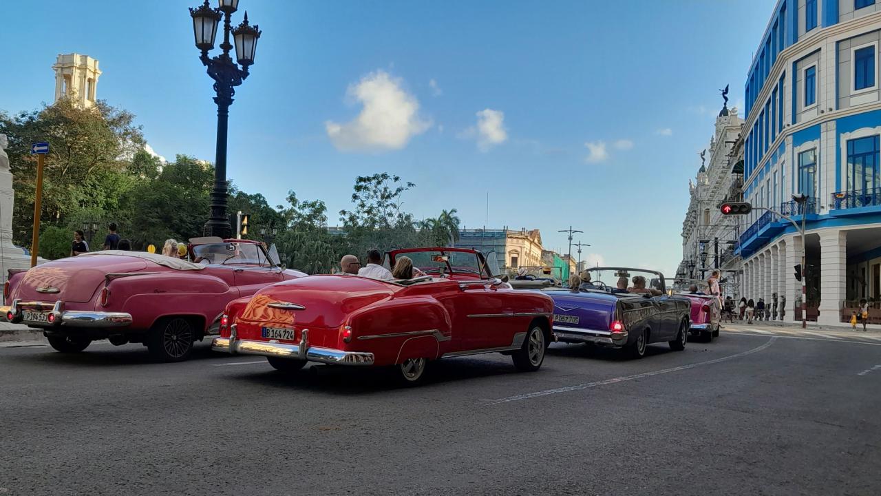 Turistas en La Habana.