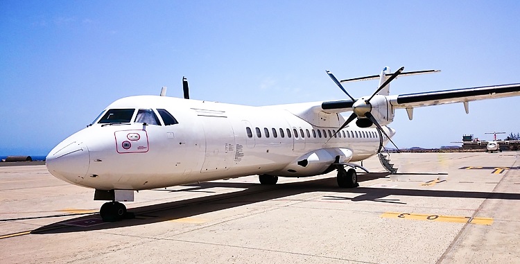 Un avión ATR-72, similar al que utilizará Muthu Aviation para realizar vuelos nacionales en Cuba.