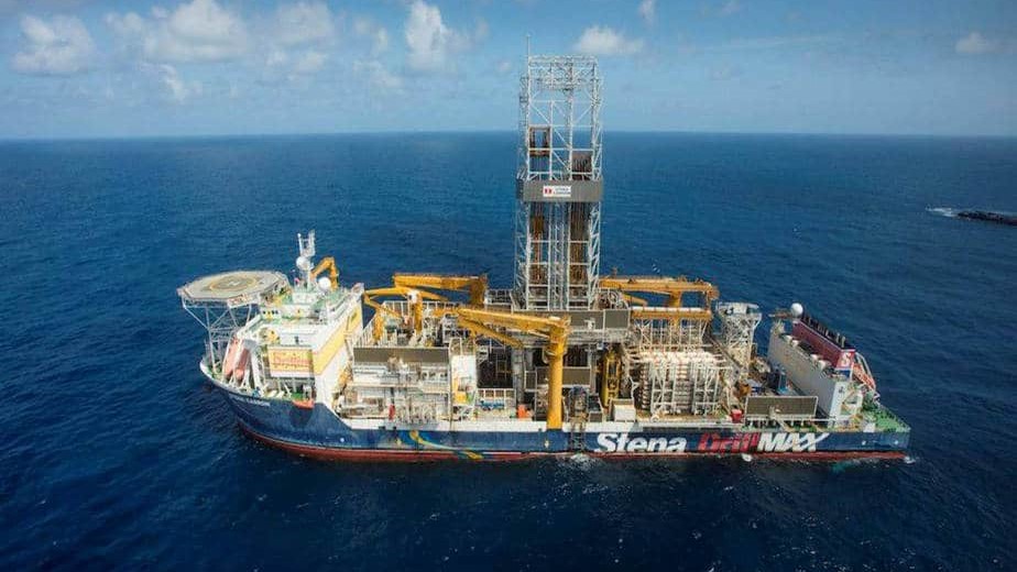Barco de ExxonMobil en las aguas en disputa entre Venezuela y Guyana.
