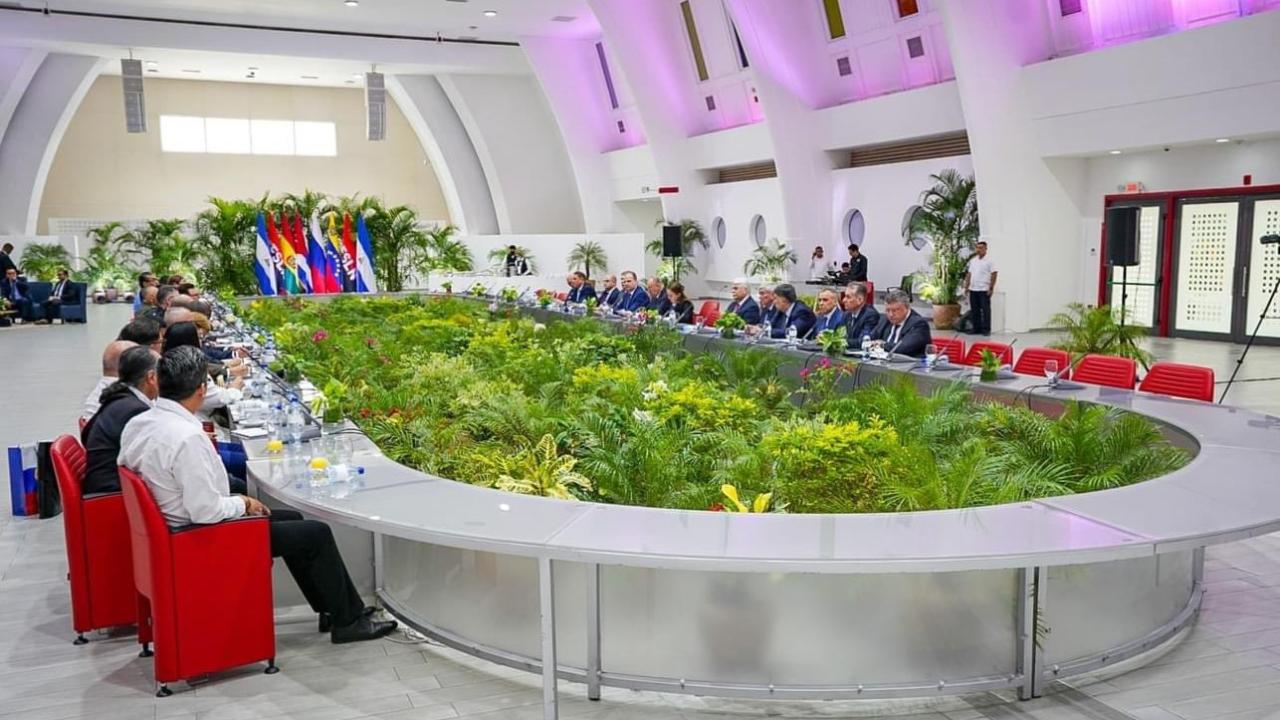 Reunión de mandos militares de Rusia, Cuba, Nicaragua, Bolivia y Venezuela en Managua el 27 de febrero.