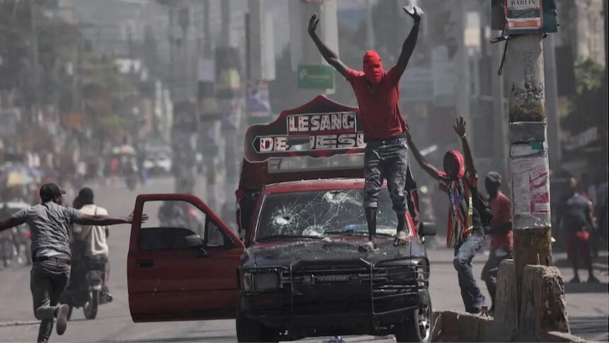 Protestas contra el Gobierno, Haití.