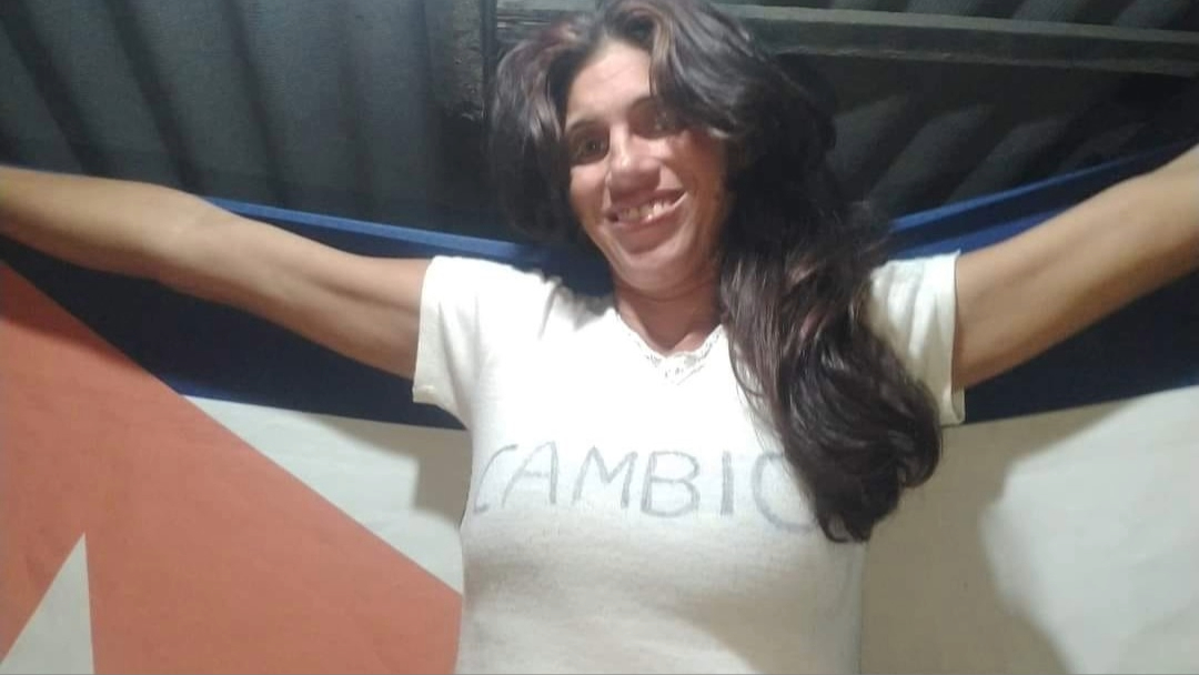 La activista cubana Ienelis Delgado Cue, conocida como Mambisa Agramontina.