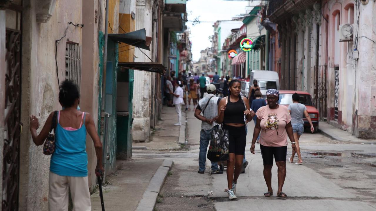 Una calle en Cuba.