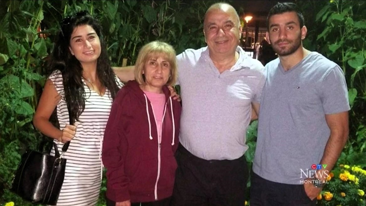 La familia Jarjour durante sus vacaciones en Varadero.