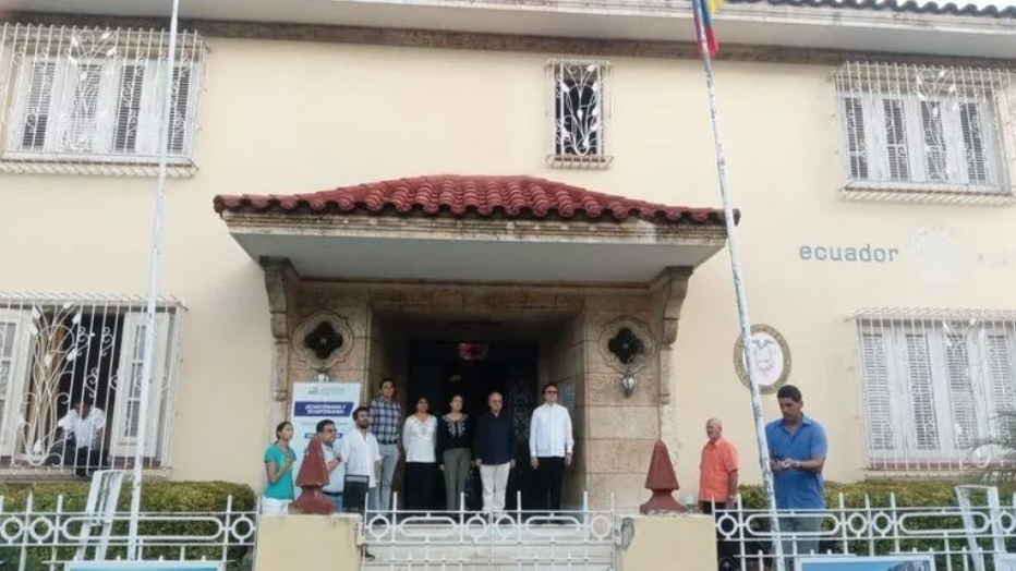 Embajada de Ecuador en La Habana.