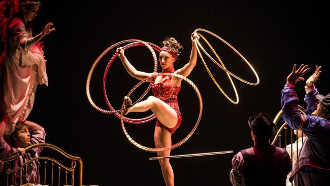 Un espectáculo del Cirque du Soleil en España.