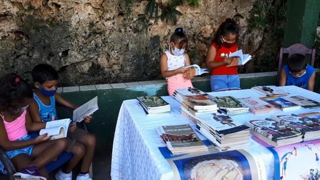 Presentación de libros para niños en Cuba.
