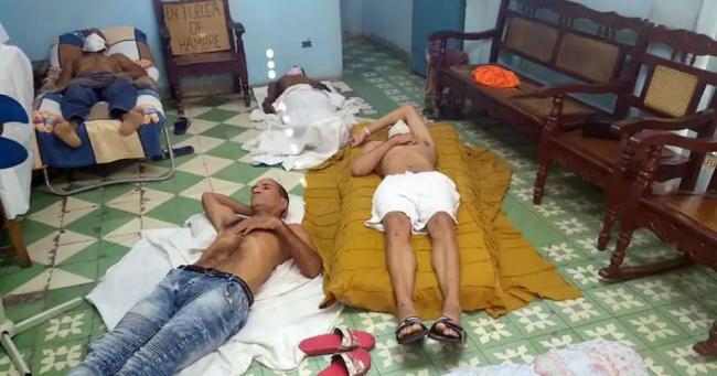 Activistas de la UNPACU en huelga de hambre en Santiago de Cuba.
