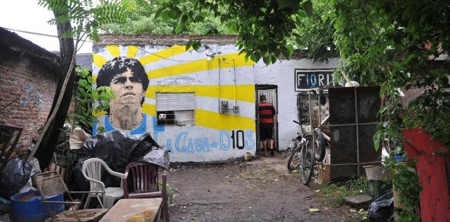 Casa natal de Diego Armando Maradona.
