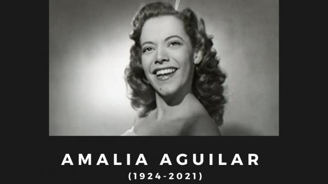 La bailarina y actriz cubana Amalia Aguilar.