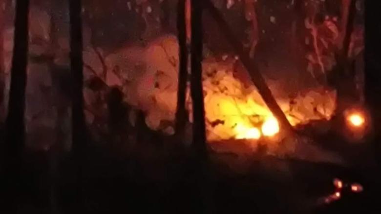 Incendio en Viñales, Pinar del Río.