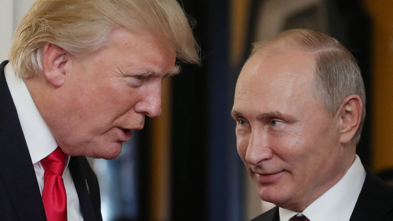 Donald Trump y Vladimir Putin en 2017.